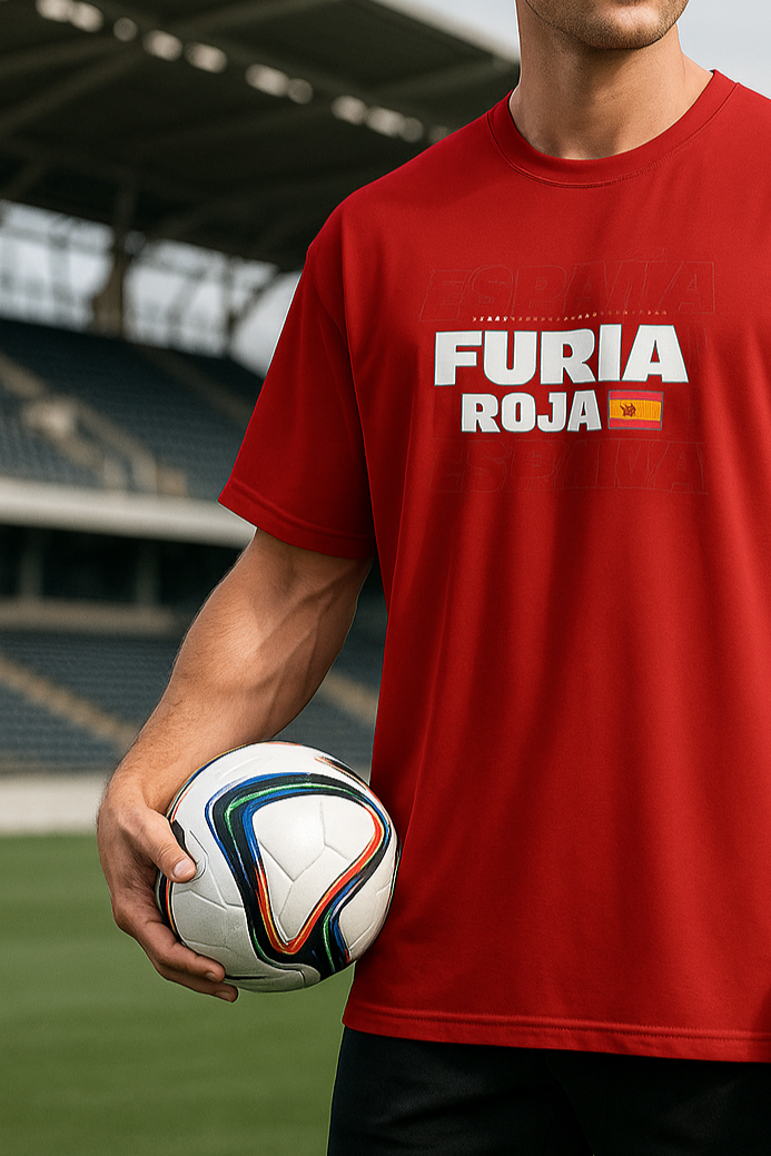 Sports Edition Oversized | Red Unisex T-shirt | #SD05