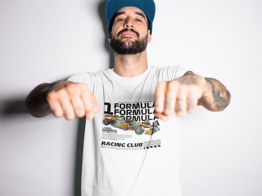 Formula 1 Sporty White Tshirt